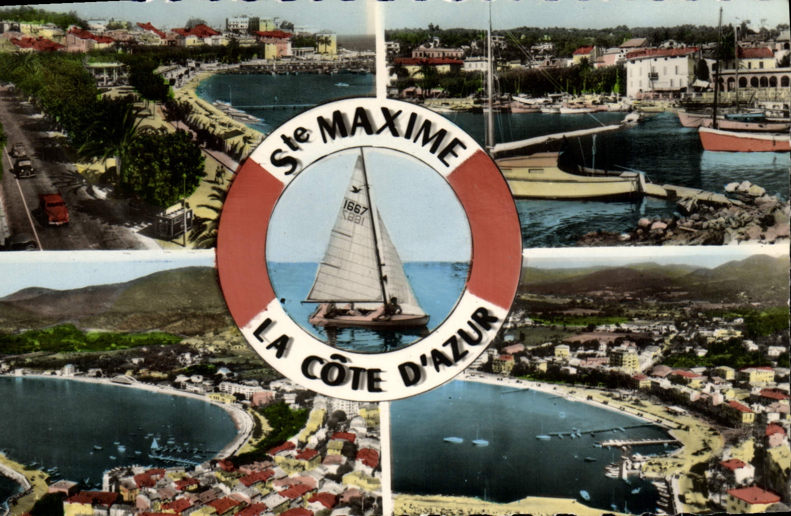 CPM Divers aspects de Ste Maxime 