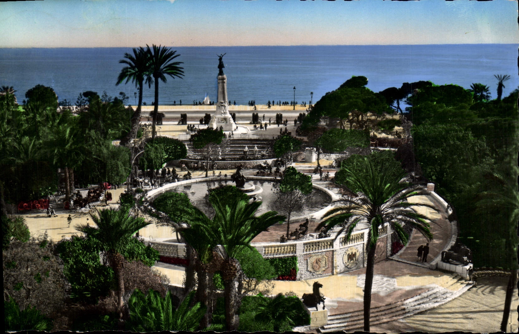 CPM Nice Le Theatre de Verdure Jardin Albert 1er