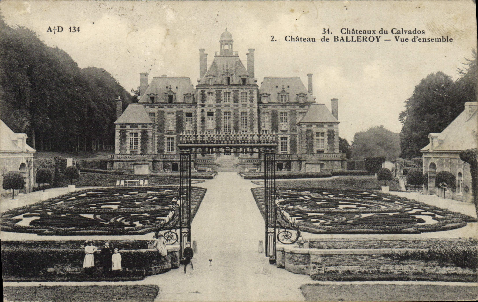 CPA Chateau de Balleroy Vue d'ensemble 