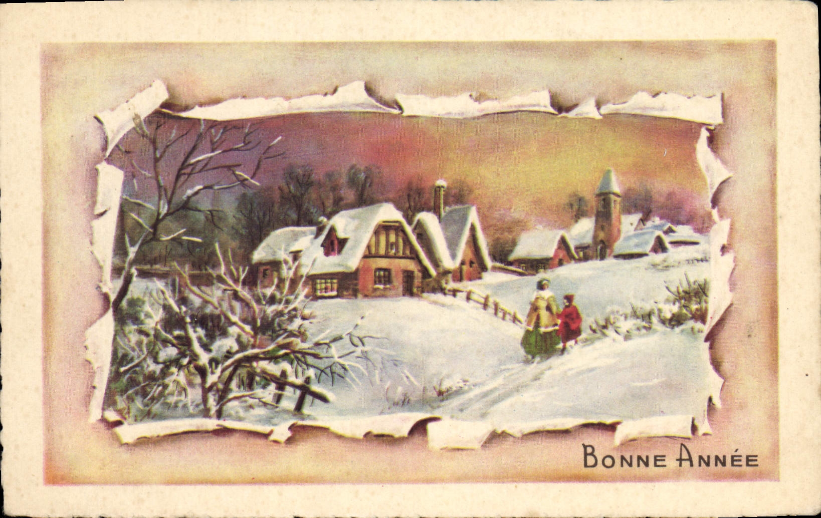 CPA Bonne Annee 