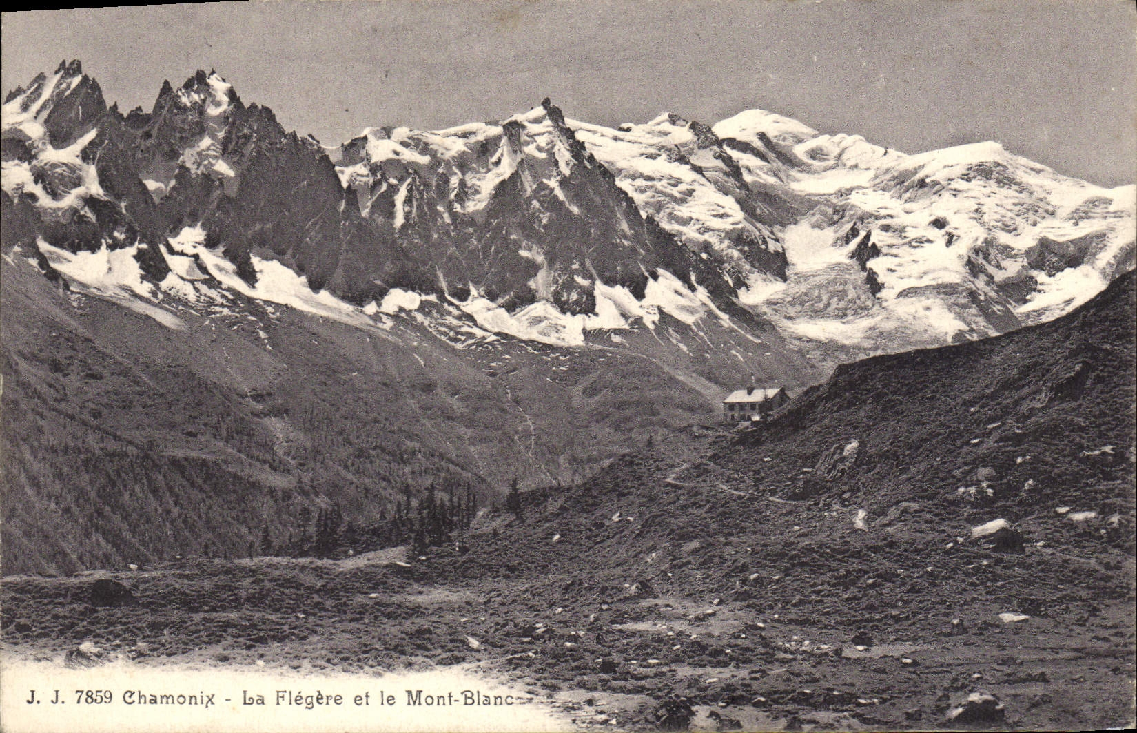 CPA Chamonix La Flegere Et Le Mont Blanc