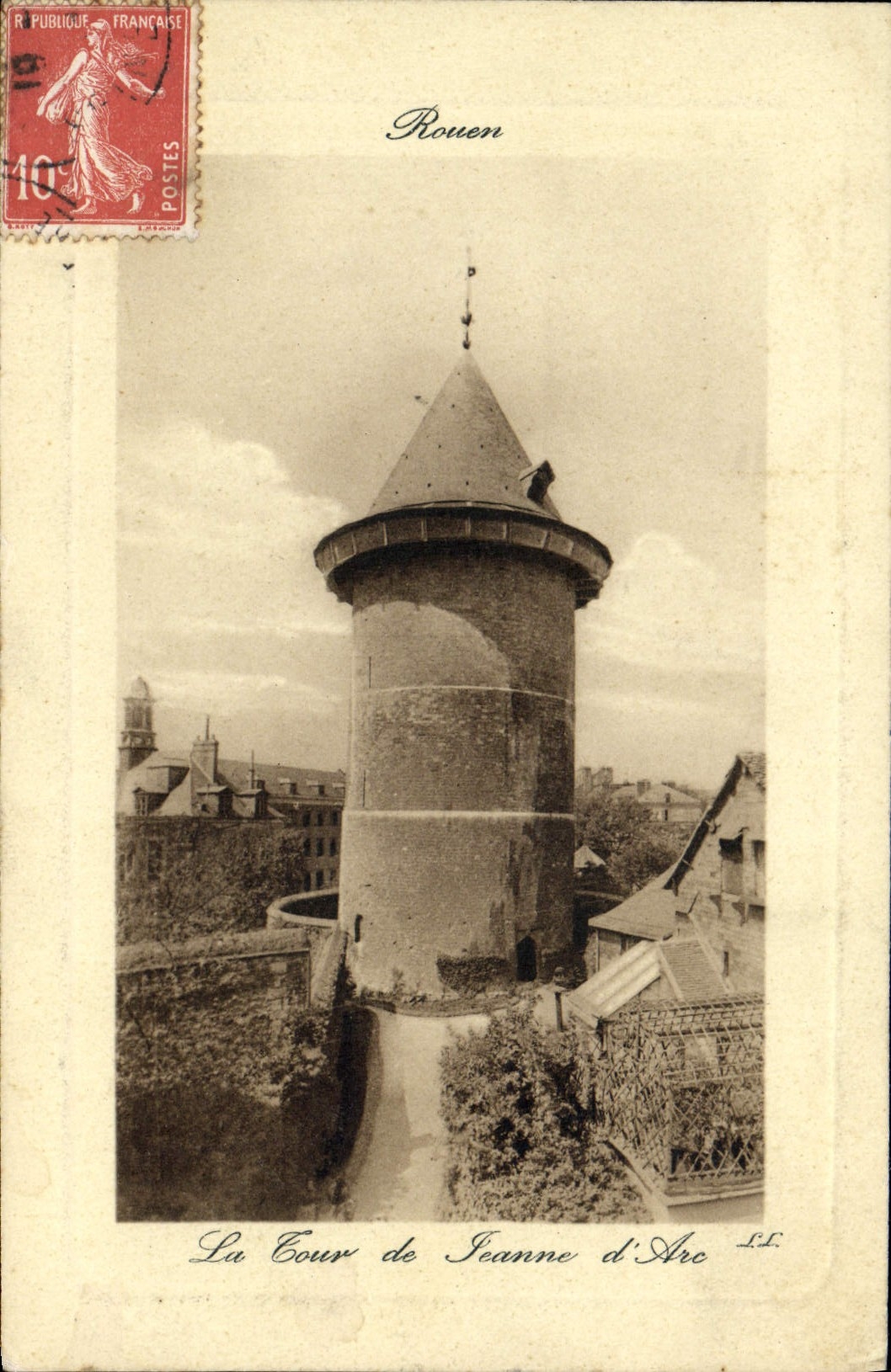 CPA Rouen La tour de Jeanne d'Arc 