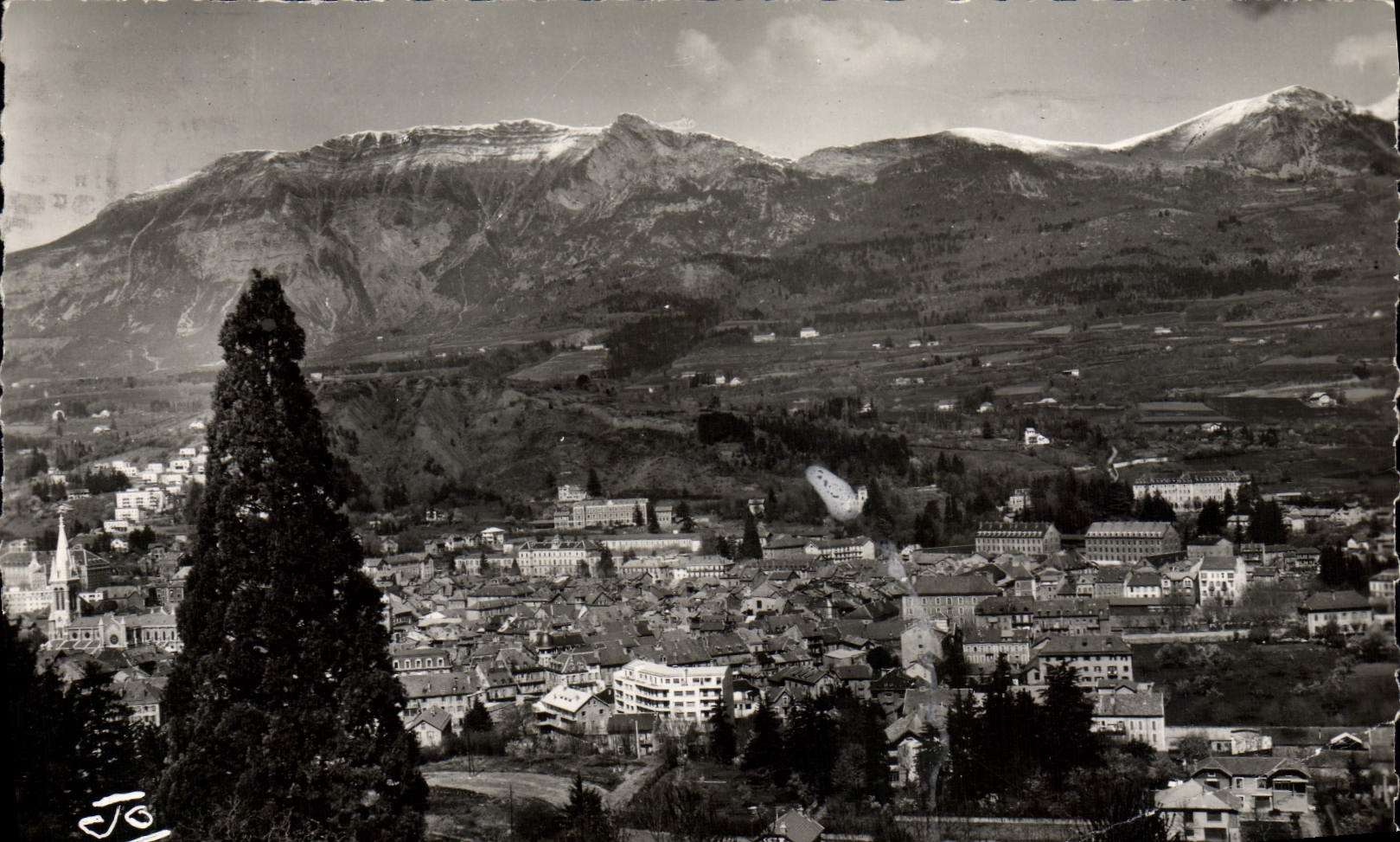 MODERN CARD the Alps Road Napoleon Gap the center Mountain town of Charance