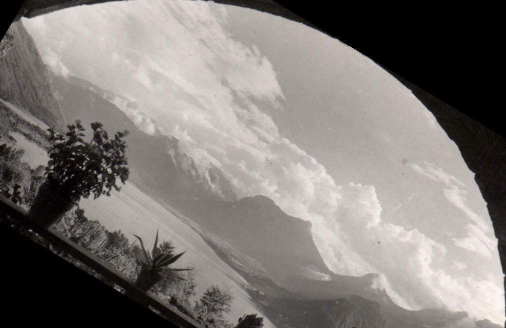 POSTAL MODERNA lago annecy Talloires escapado en el pequeño lago