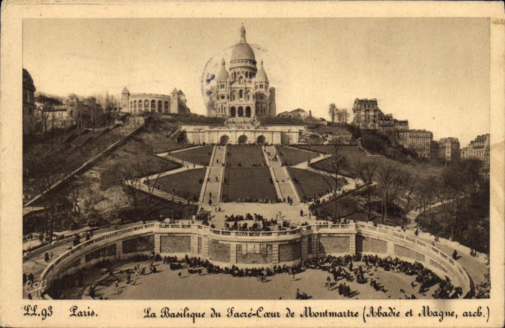 CPA La Basilique Du Sacre Coeur de Montmartre