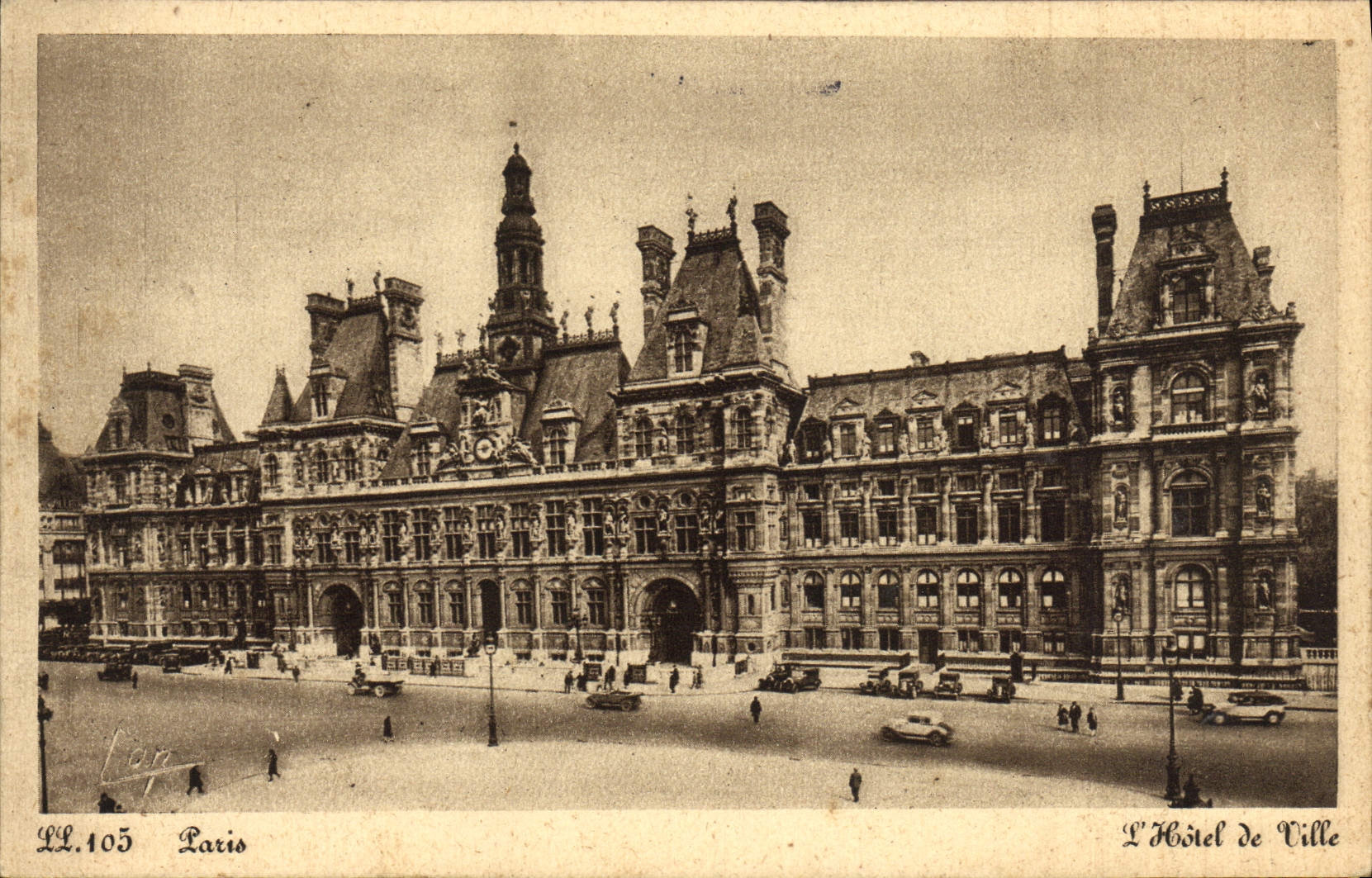 CPA Paris L'Hotel de ville