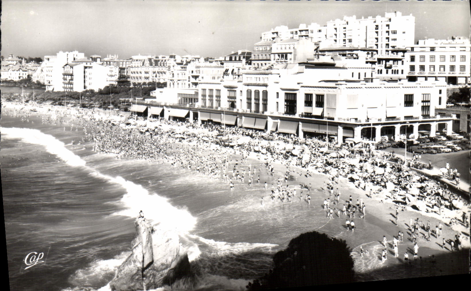 CPM Biarritz La Grande Plage Et Le Casino