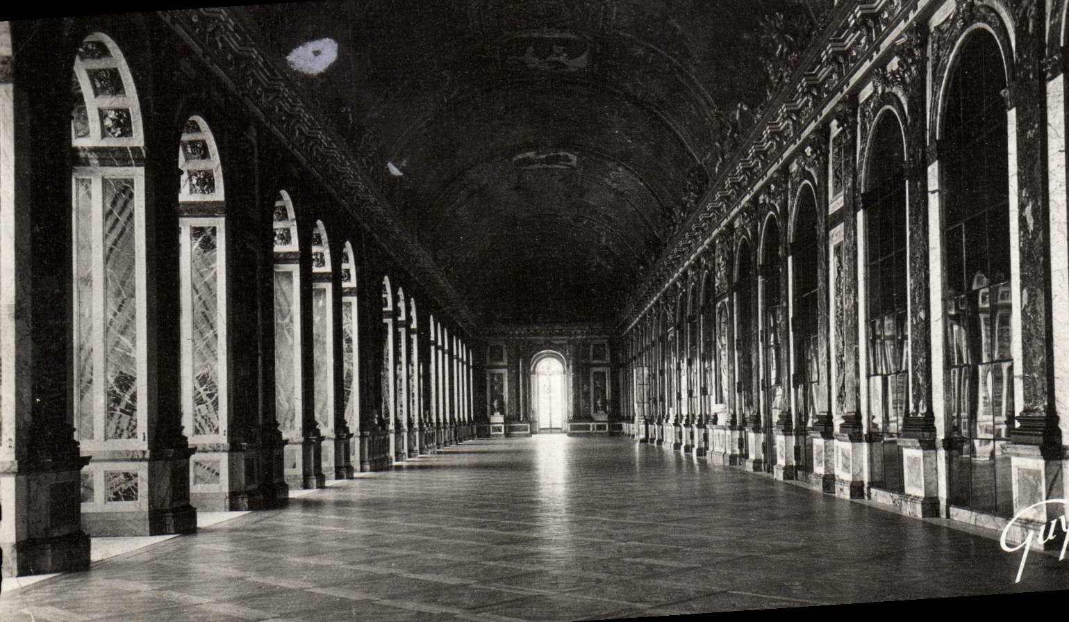 MODERN CARD Versailles the Castle Gallery Of the Ices