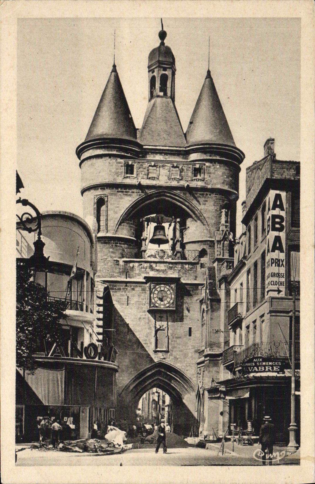 CPA Bordeaux Tour De La Crosse Cloche Ancien Beffroi