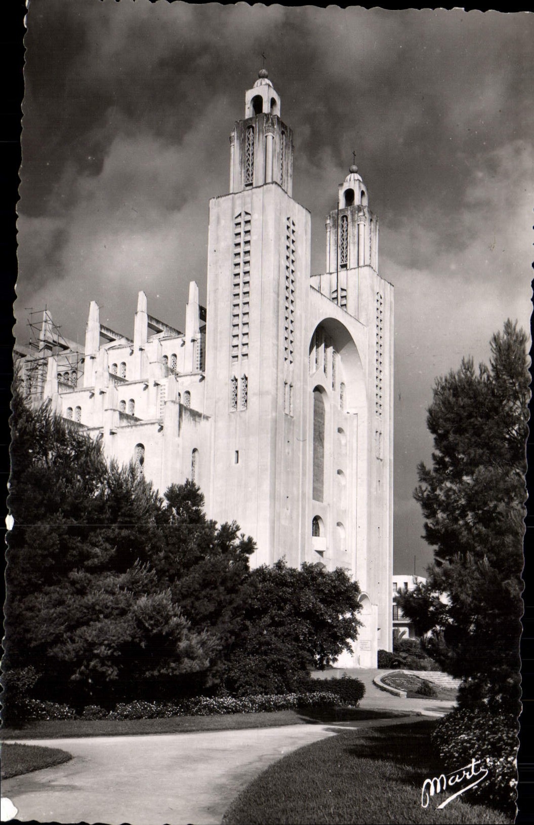 MODERN CARD Casablanca the Church Of the Sacring Heart