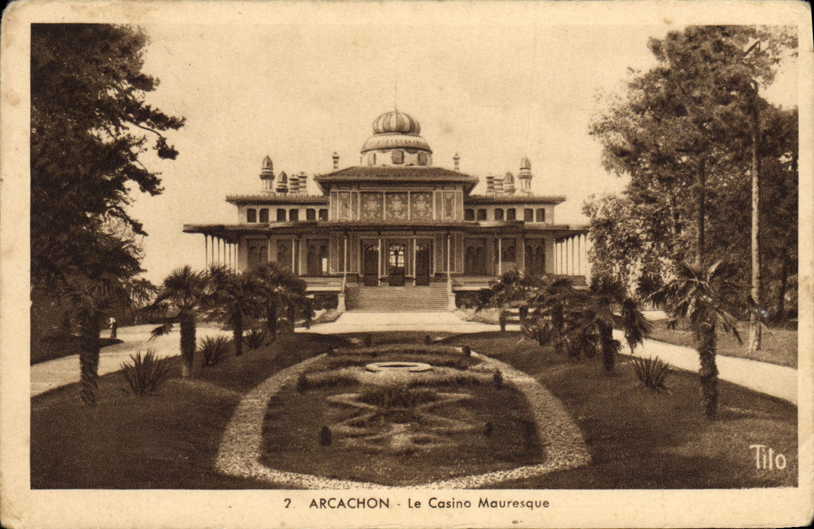 CPA Arcachon Le Casino Mauresque