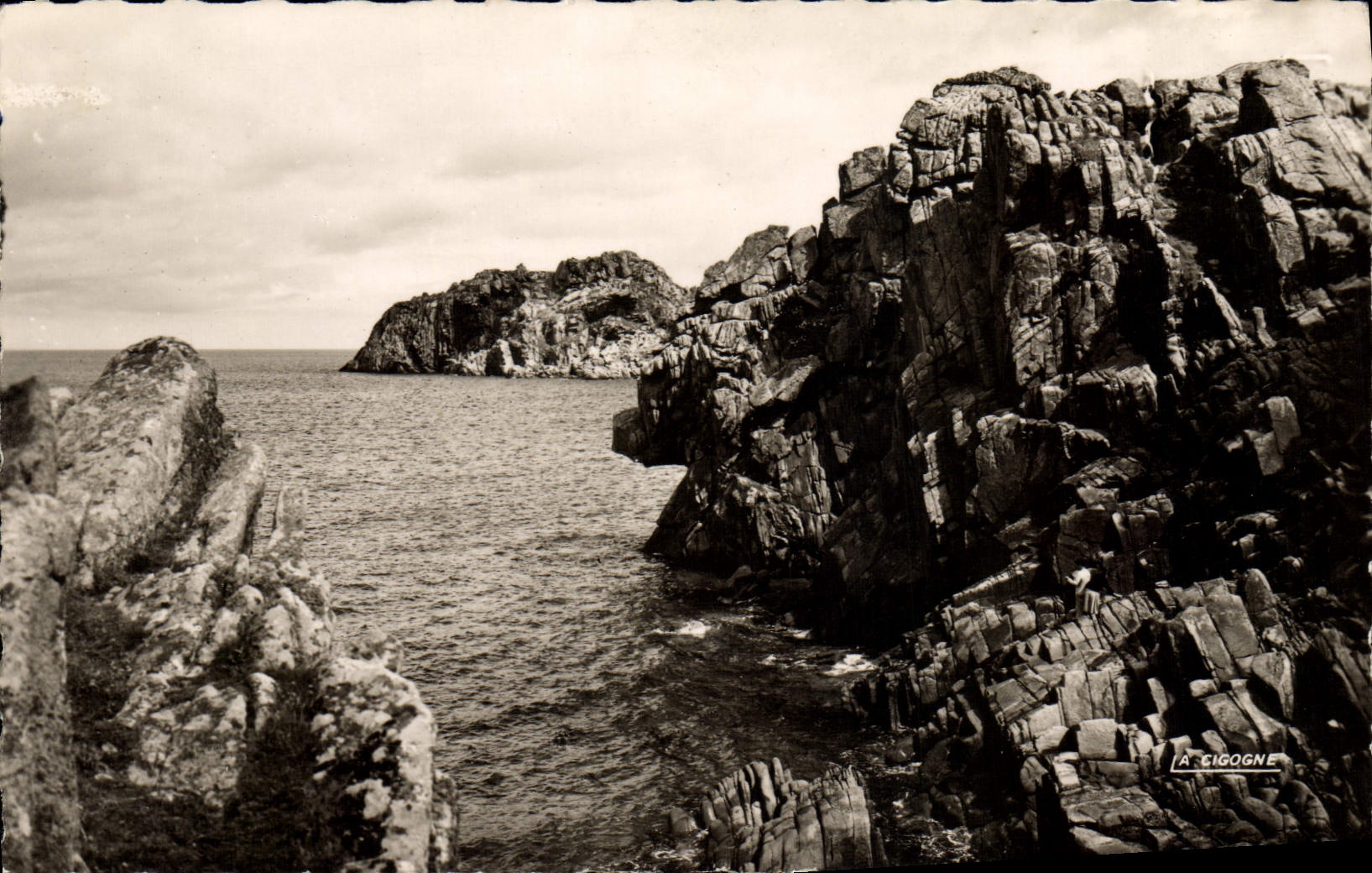 MODERN CARD Plougasnou Seen Of Top of Primel