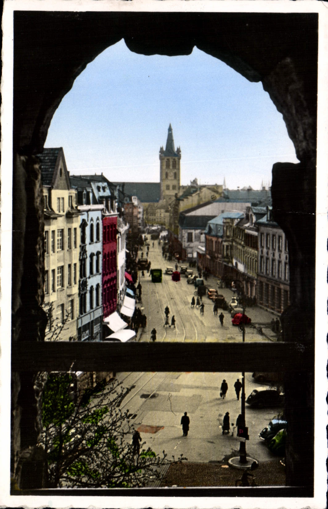 MODERN CARD Truces Seen On Simeonstrasse