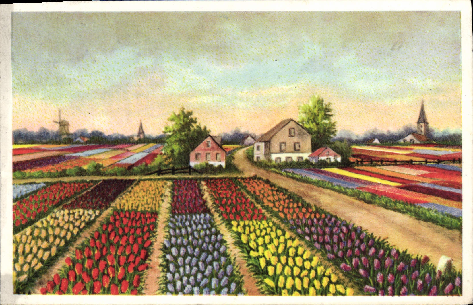 CPA Fantaisie Fleurs