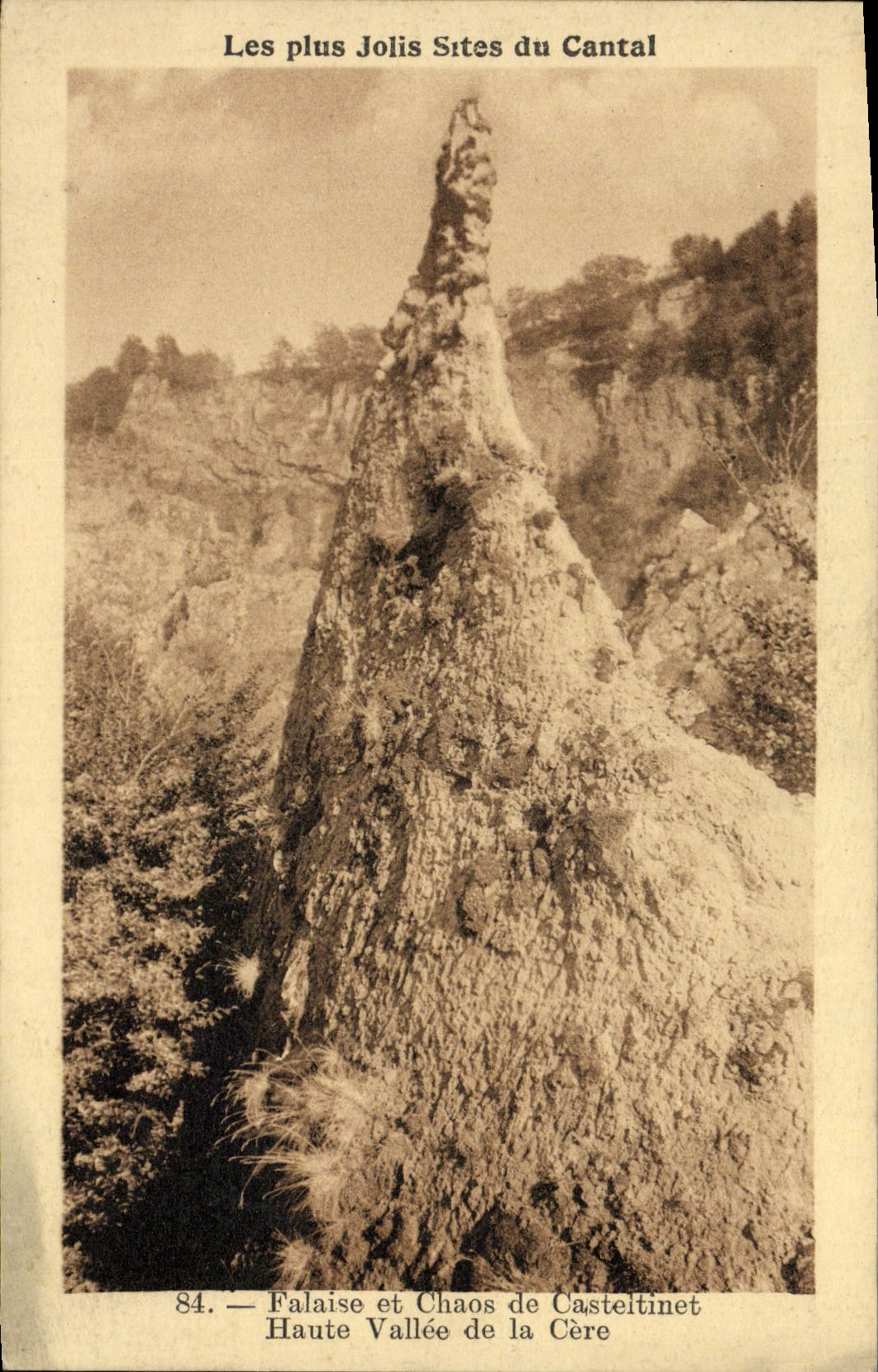 CPA Falaise Et Chaos De Casteltinet Haute Vallee de la Cere