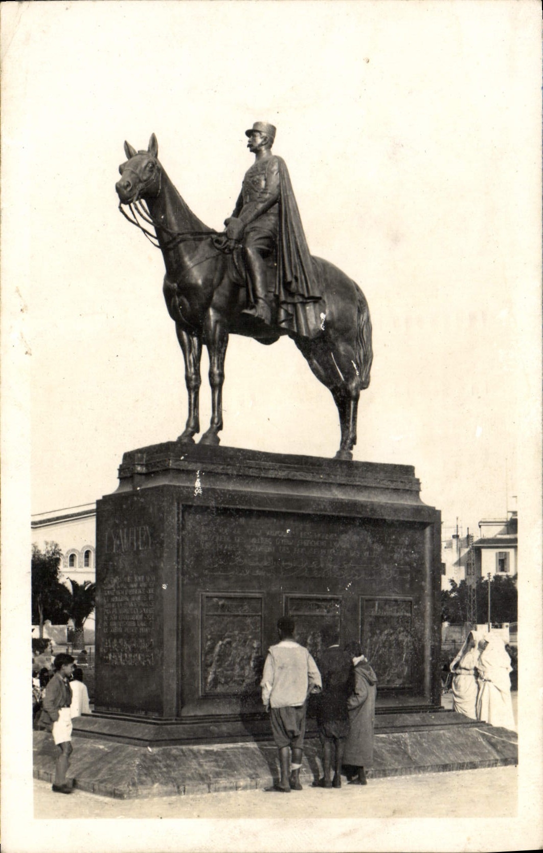 MODERN CARD Casablanca Monument of the Lyautey Marshal