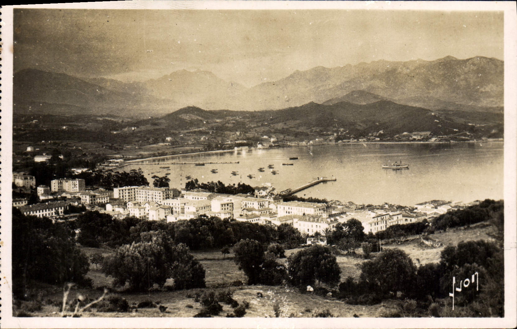 MODERN CARD Ajaccio View Of the hydrostation