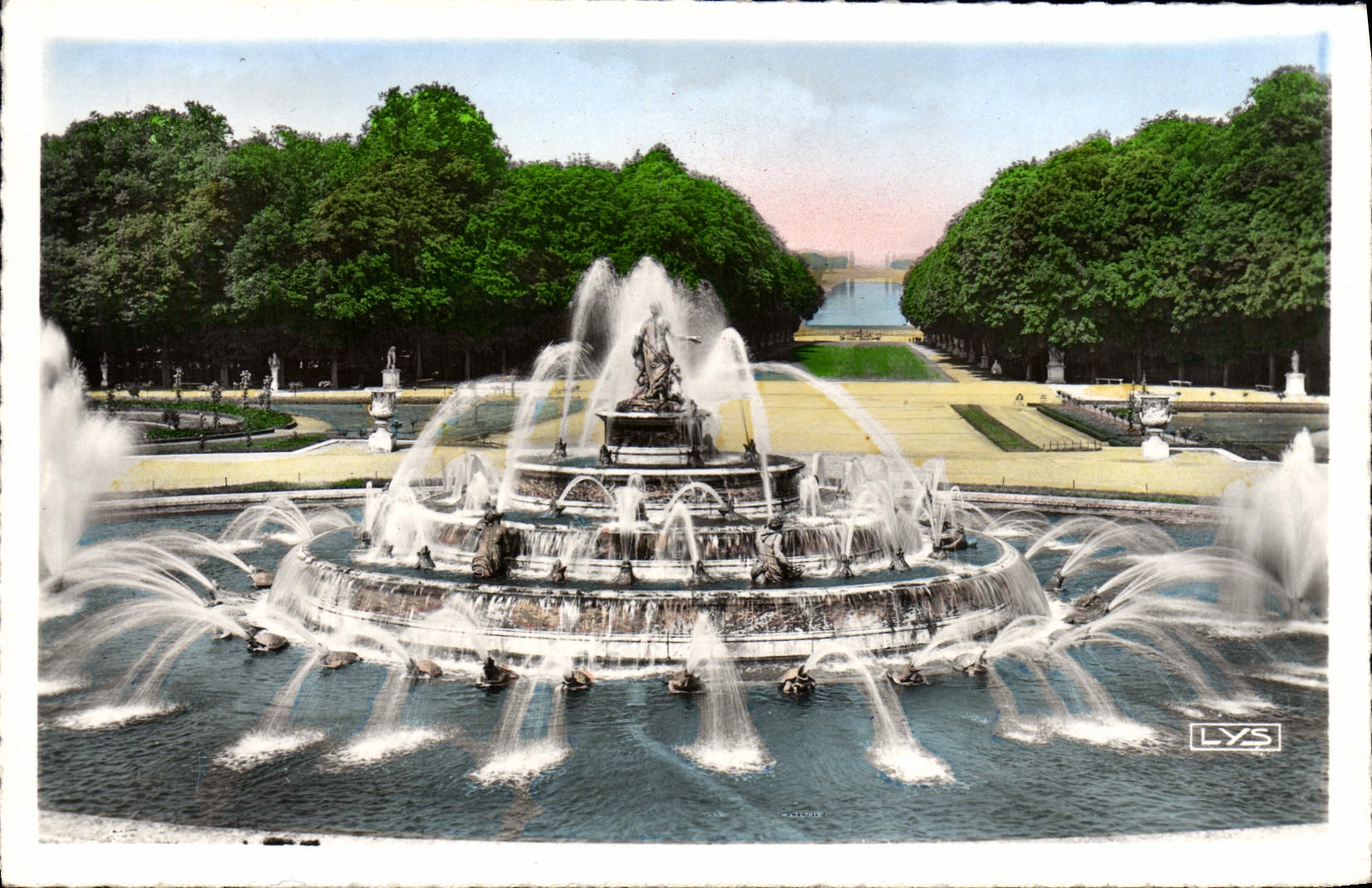 CPA Versailles Le Bassin De Latone