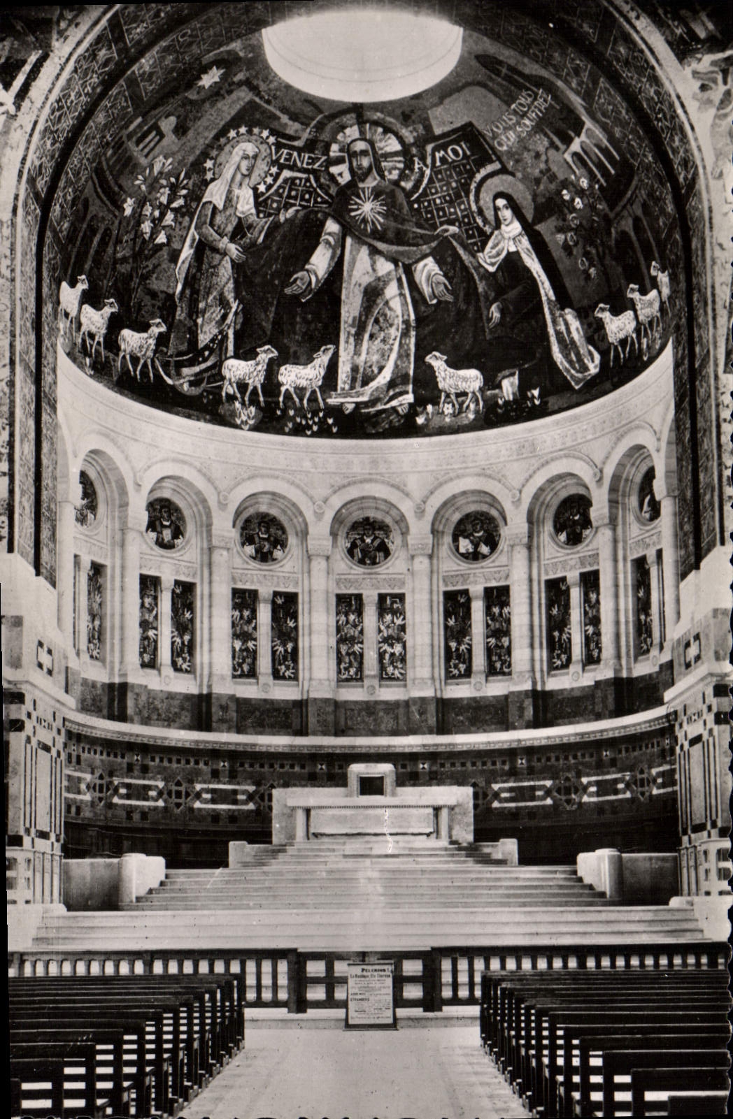 POSTAL MODERNA el estribillo de De Lisieux de la basílica