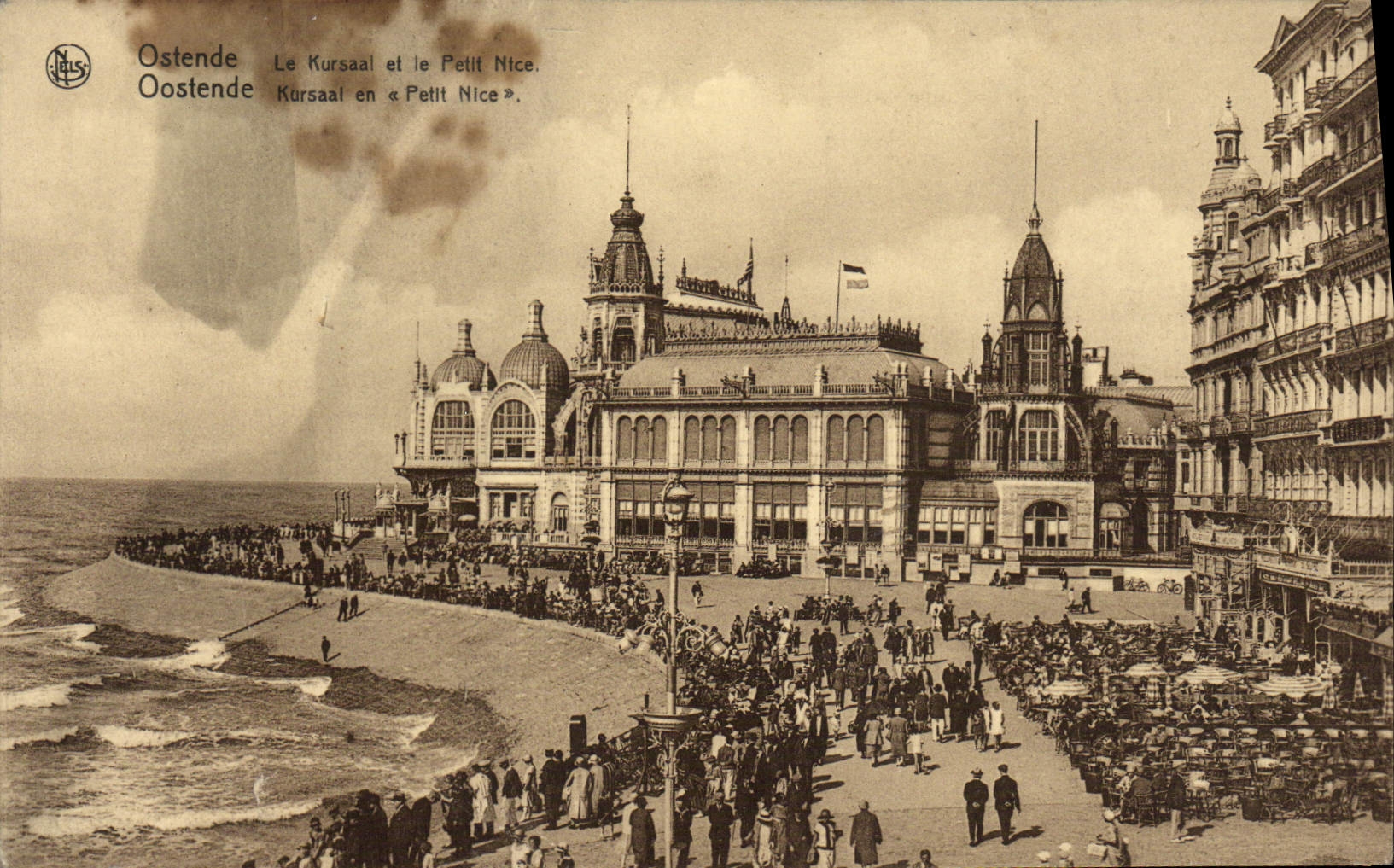 CPA Ostende Le Kursaal et le petit Nice
