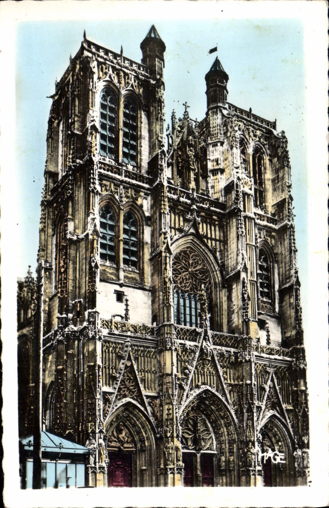 MODERN CARD Abbeville Collegial Holy Vulfran