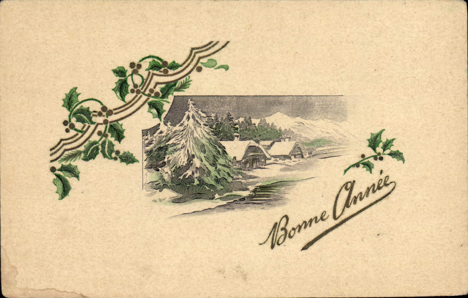 CPA Bonne Annee Fantaisie 