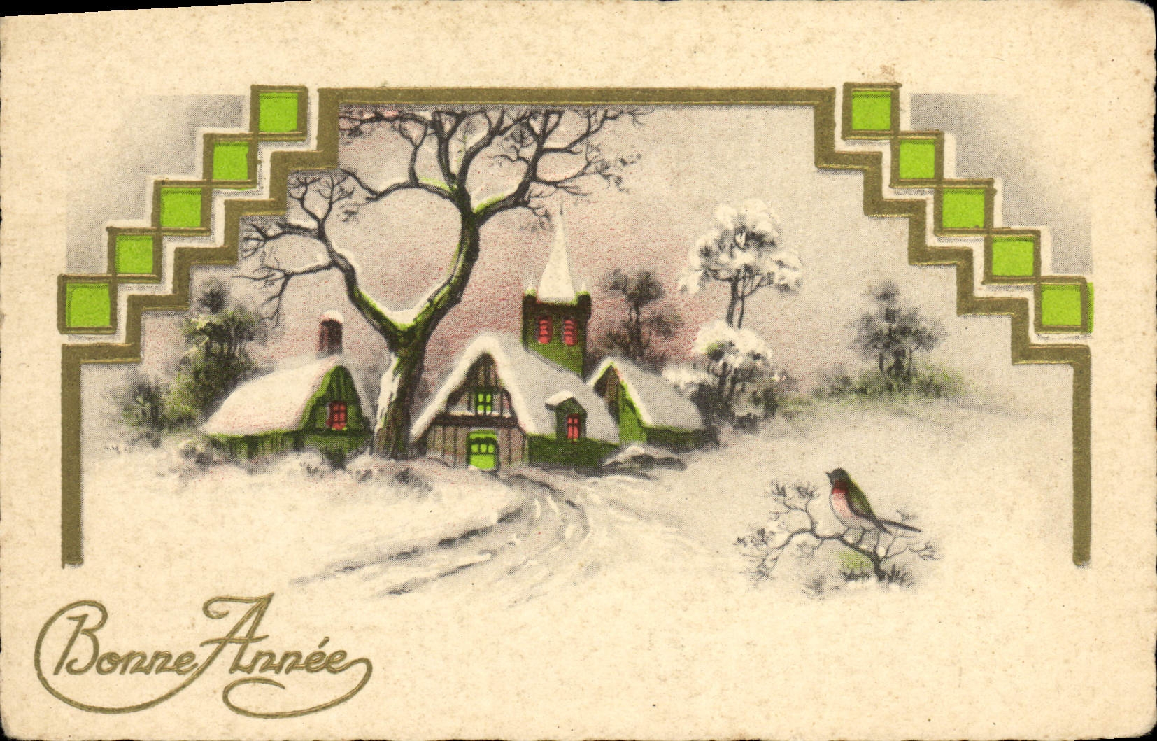 CPA Bonne Annee Fantaisie