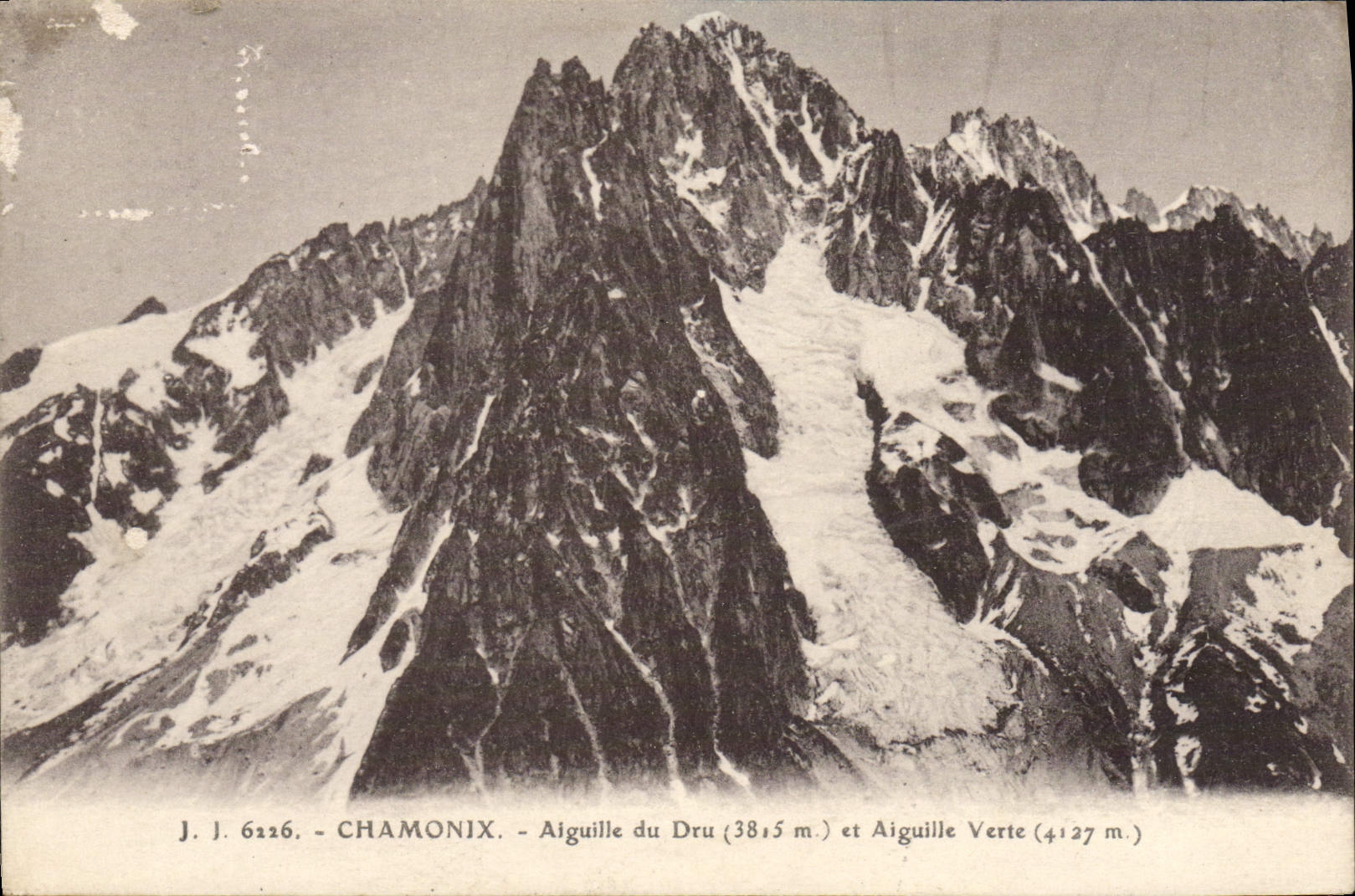 CPA Chamonix Aiguille Du Dru et aiguille Verte