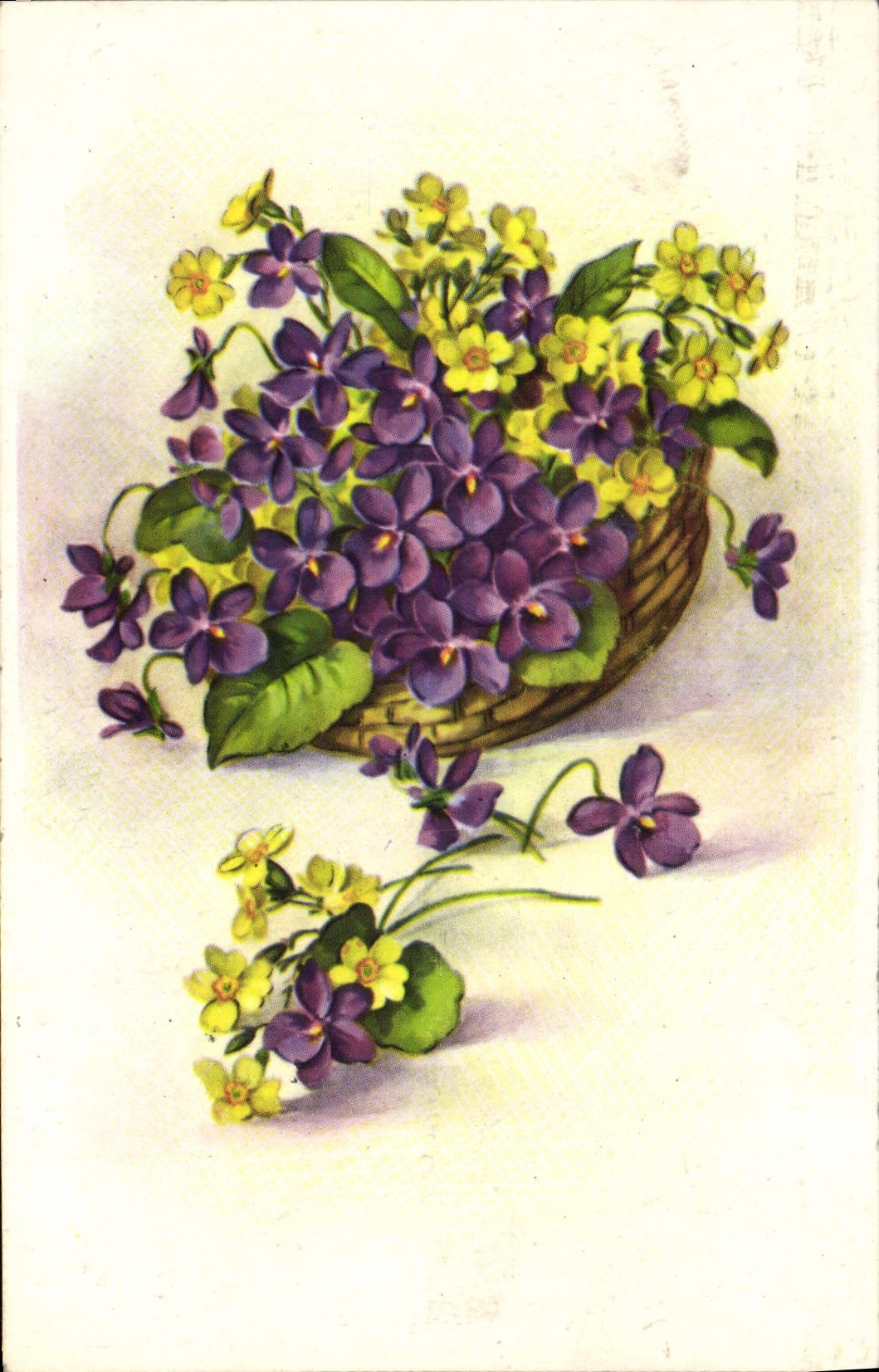 CPA Fantaisie Fleurs 