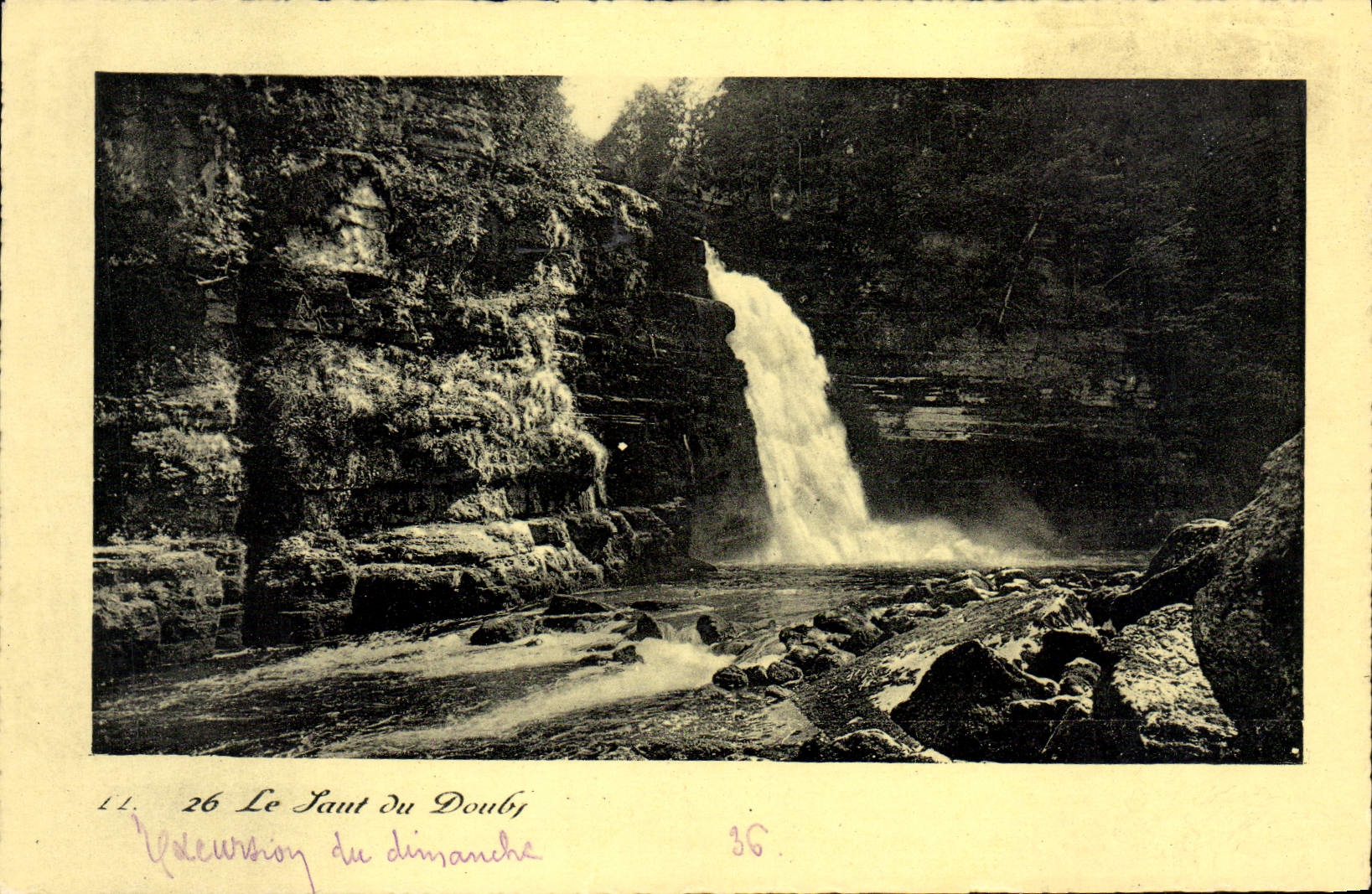 MODERN CARD the Jump Of Doubs