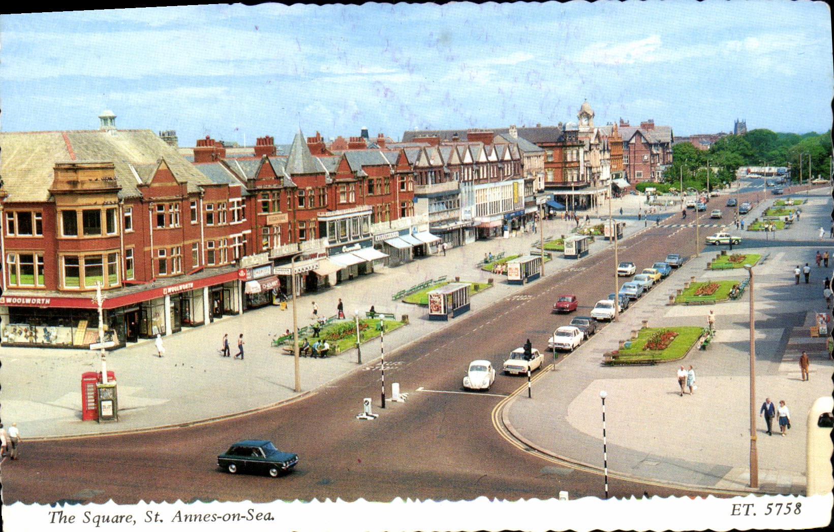 POSTAL MODERNA los asnos del St del jardín público un mar