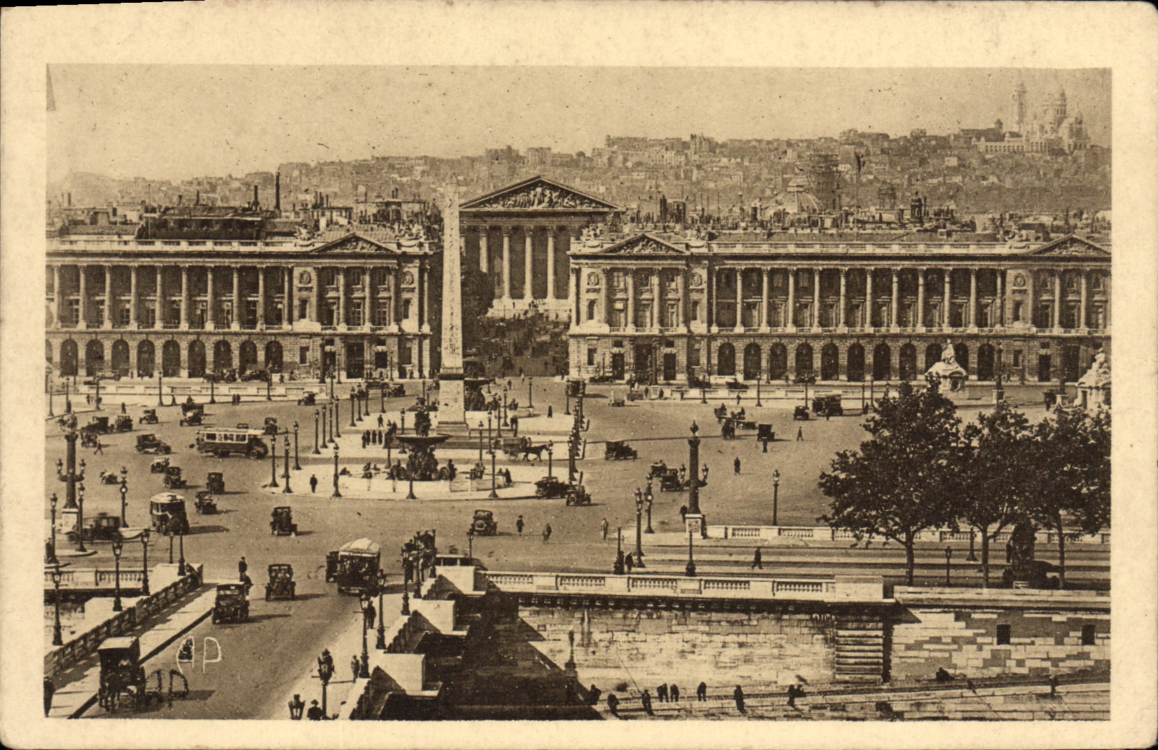 CPA Paris Perspective de la Place de la Concorde