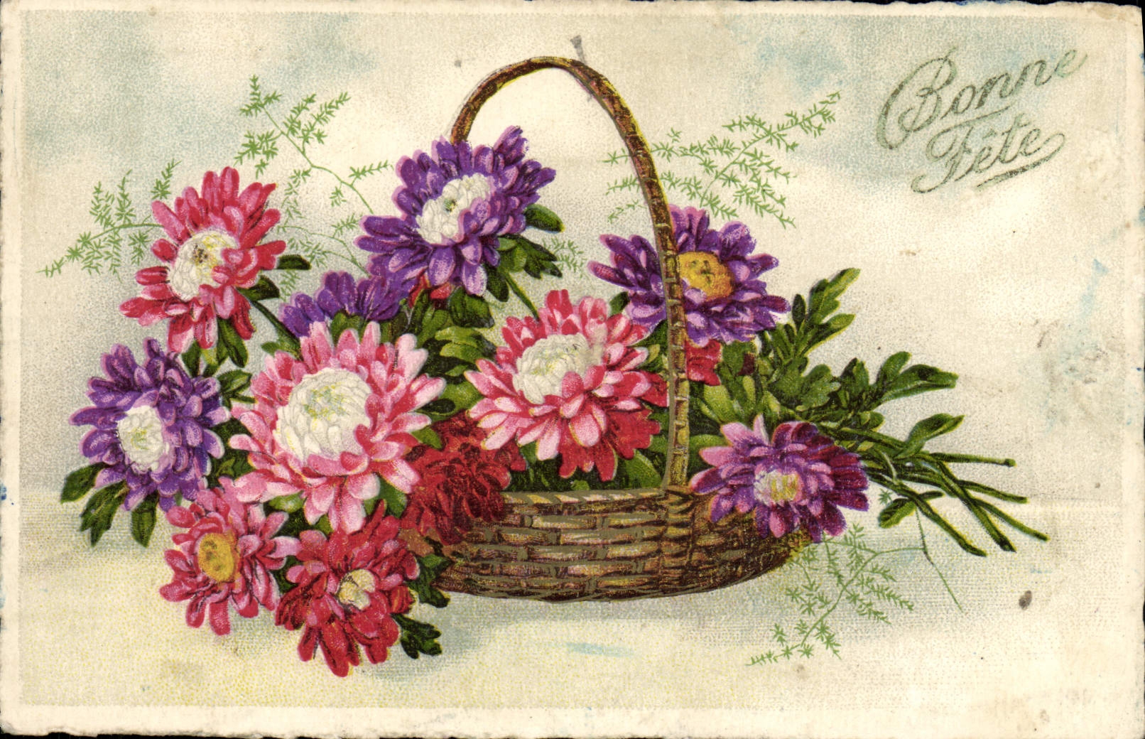 CPA Fantaisie Fleurs