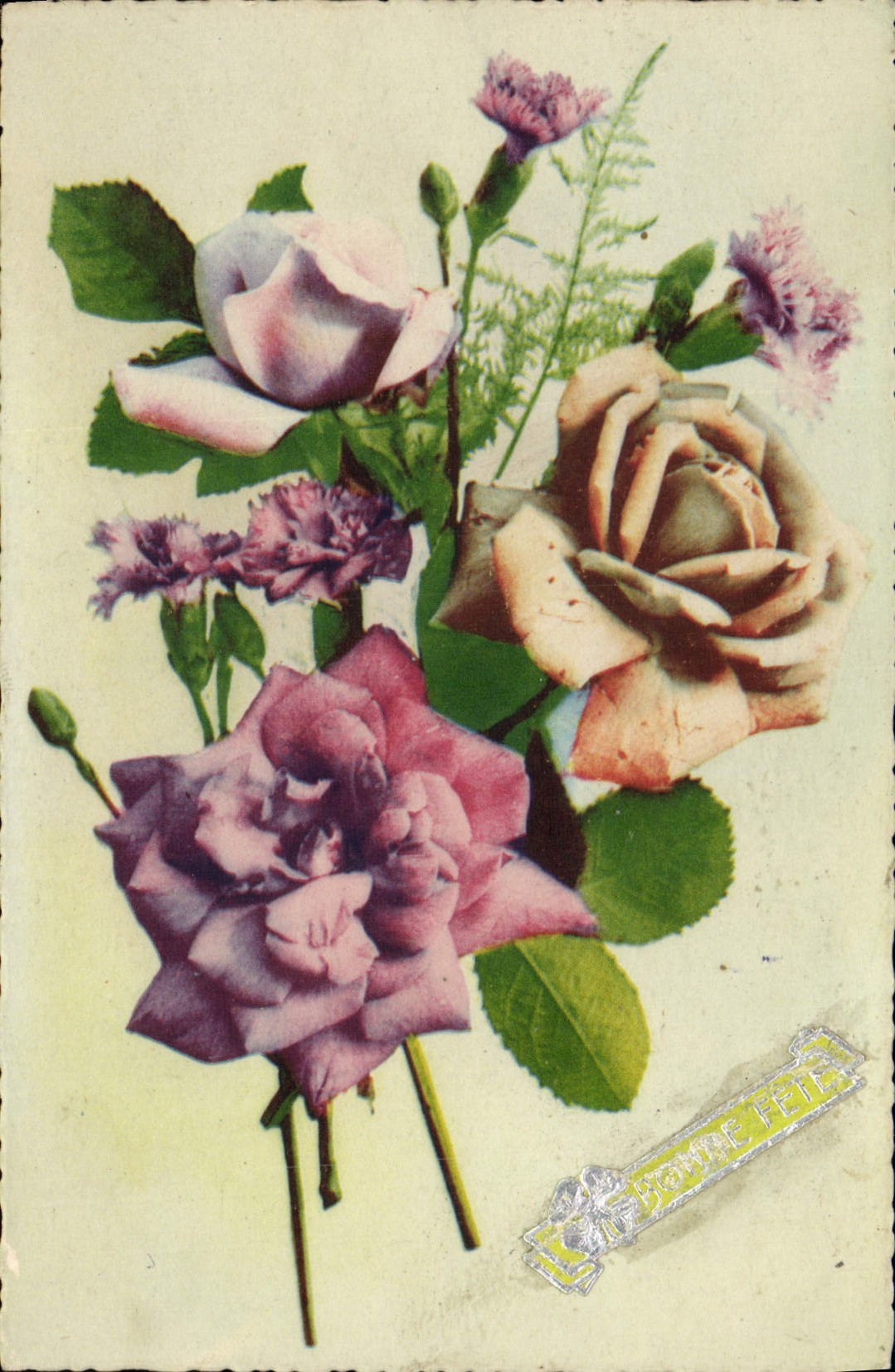 CPA Fantaisie Fleurs