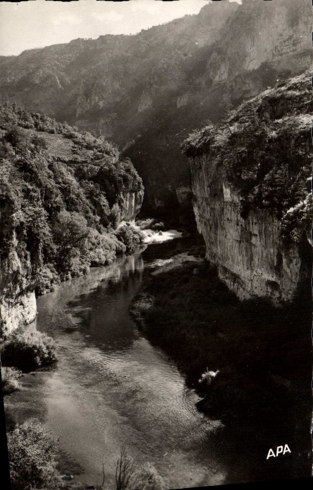 CPM En Parcourant Les Gorges Du Tarn Les detroits