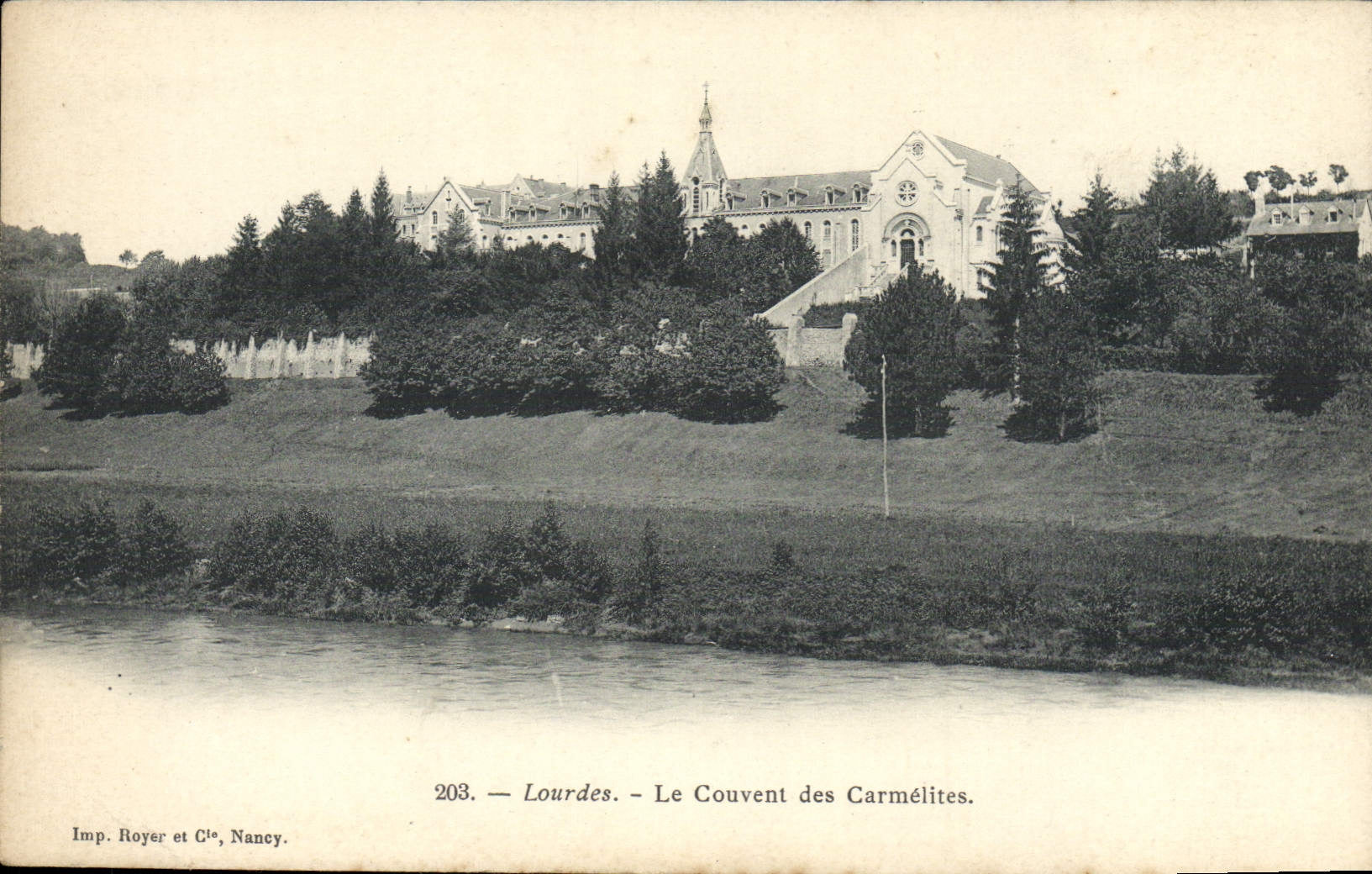 VINTAGE POSTCARD Heavy the Convent of the Carmelite nuns
