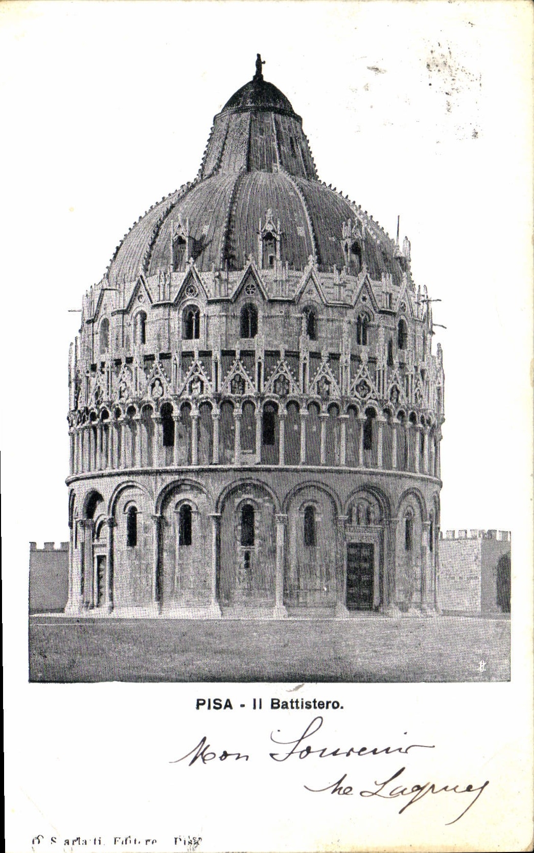 CPA Pisa Il Battistero
