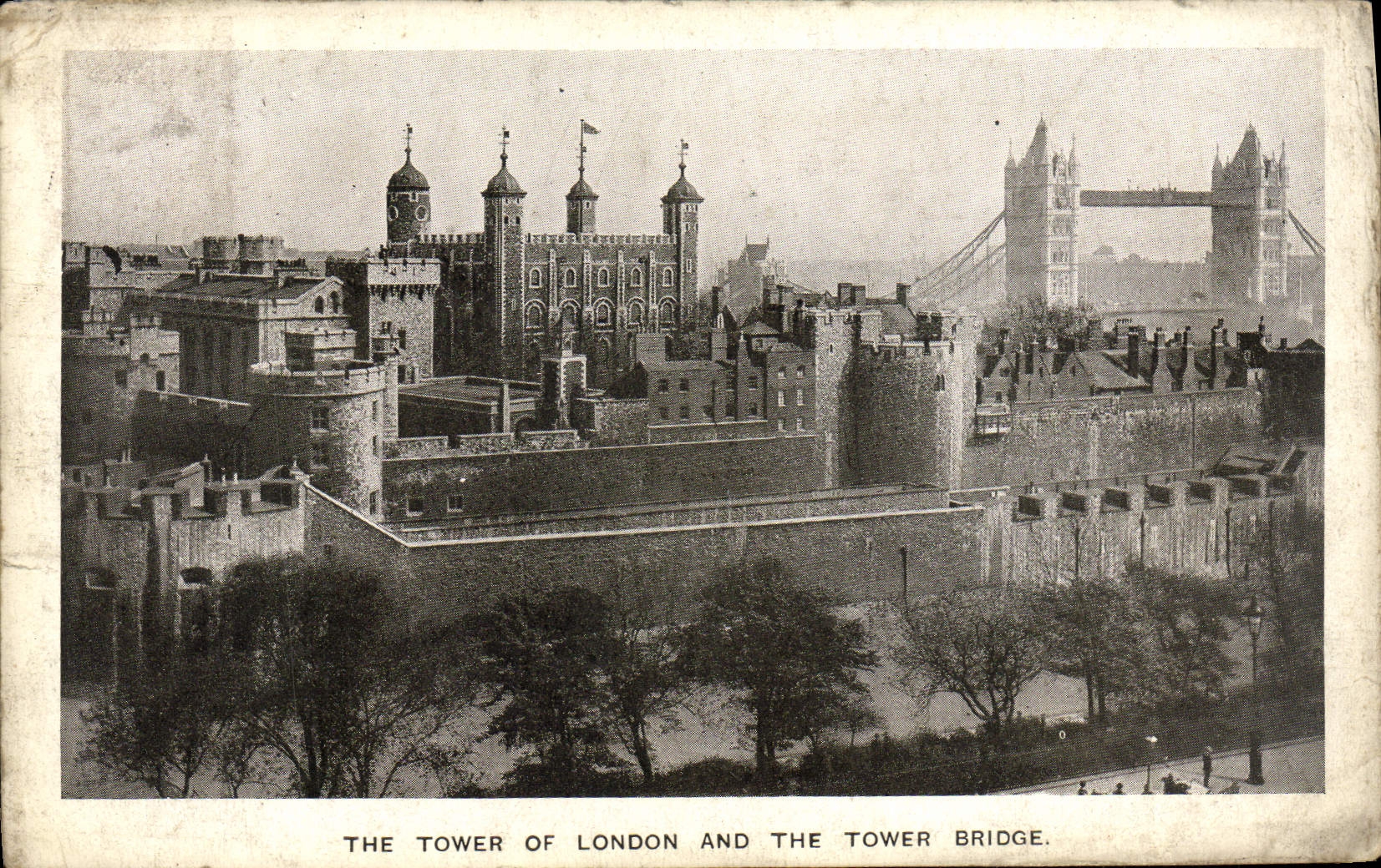 CPA The Tower of London And The Tower Bridge 