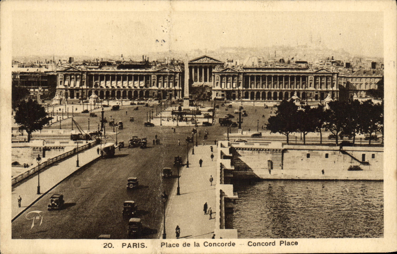 CPA Paris Place de la Concorde