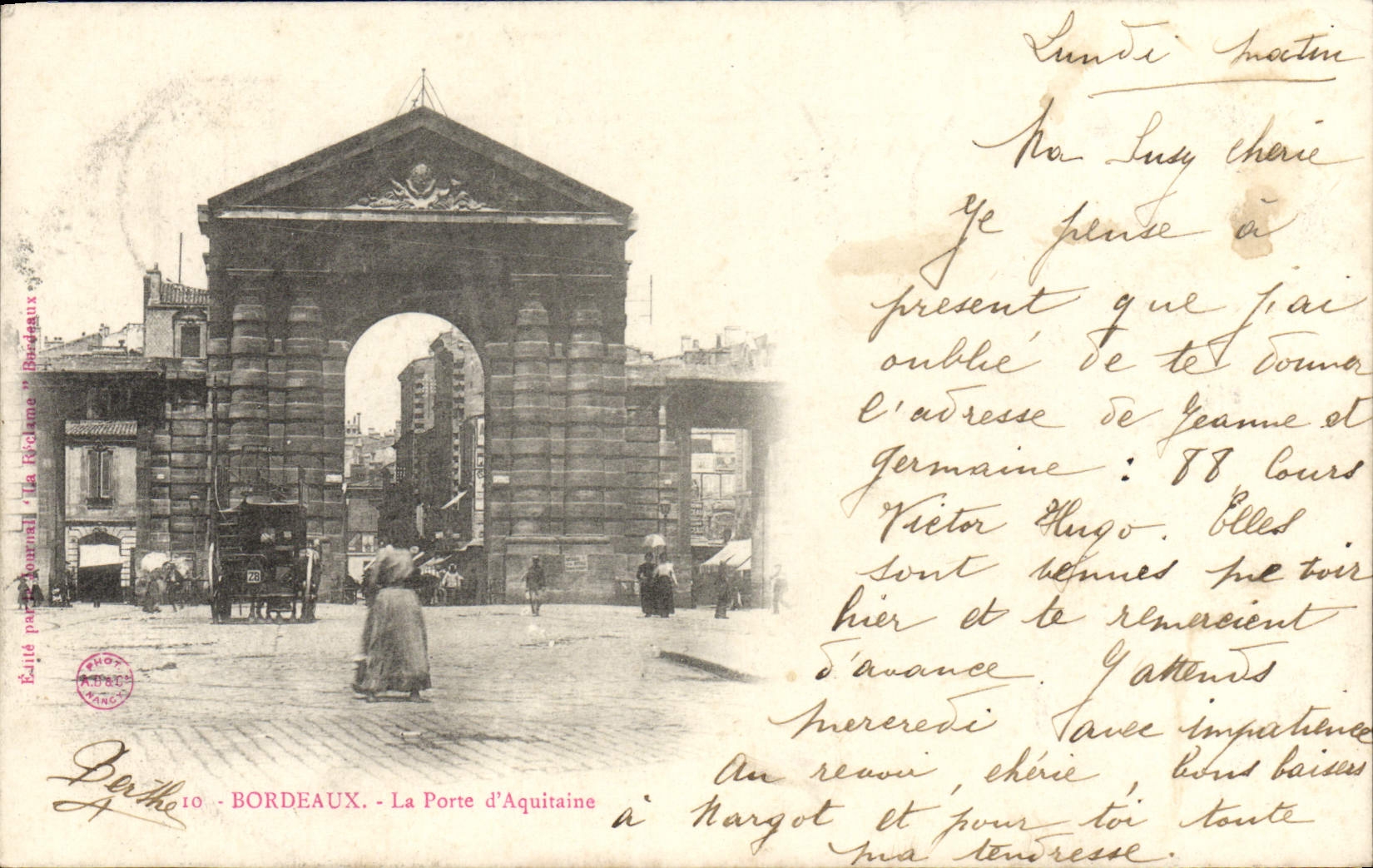 CPA Bordeaux La Porte D'Aquitaine