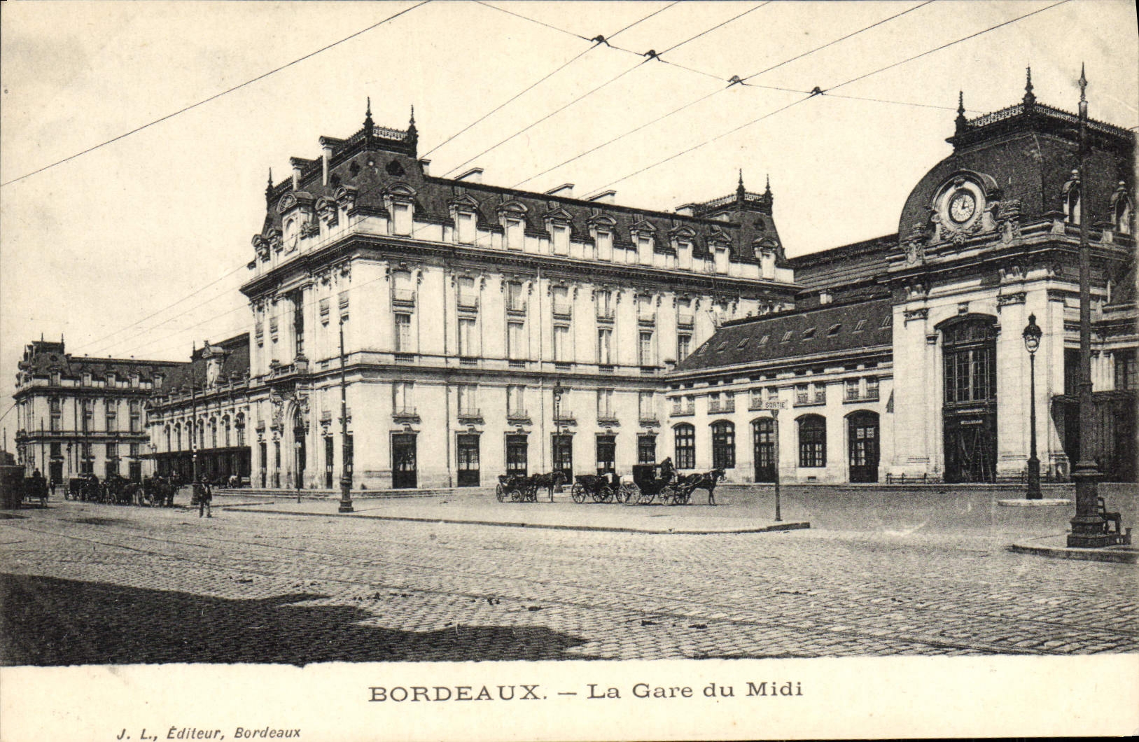 CPA Bordeaux La Gare du Midi