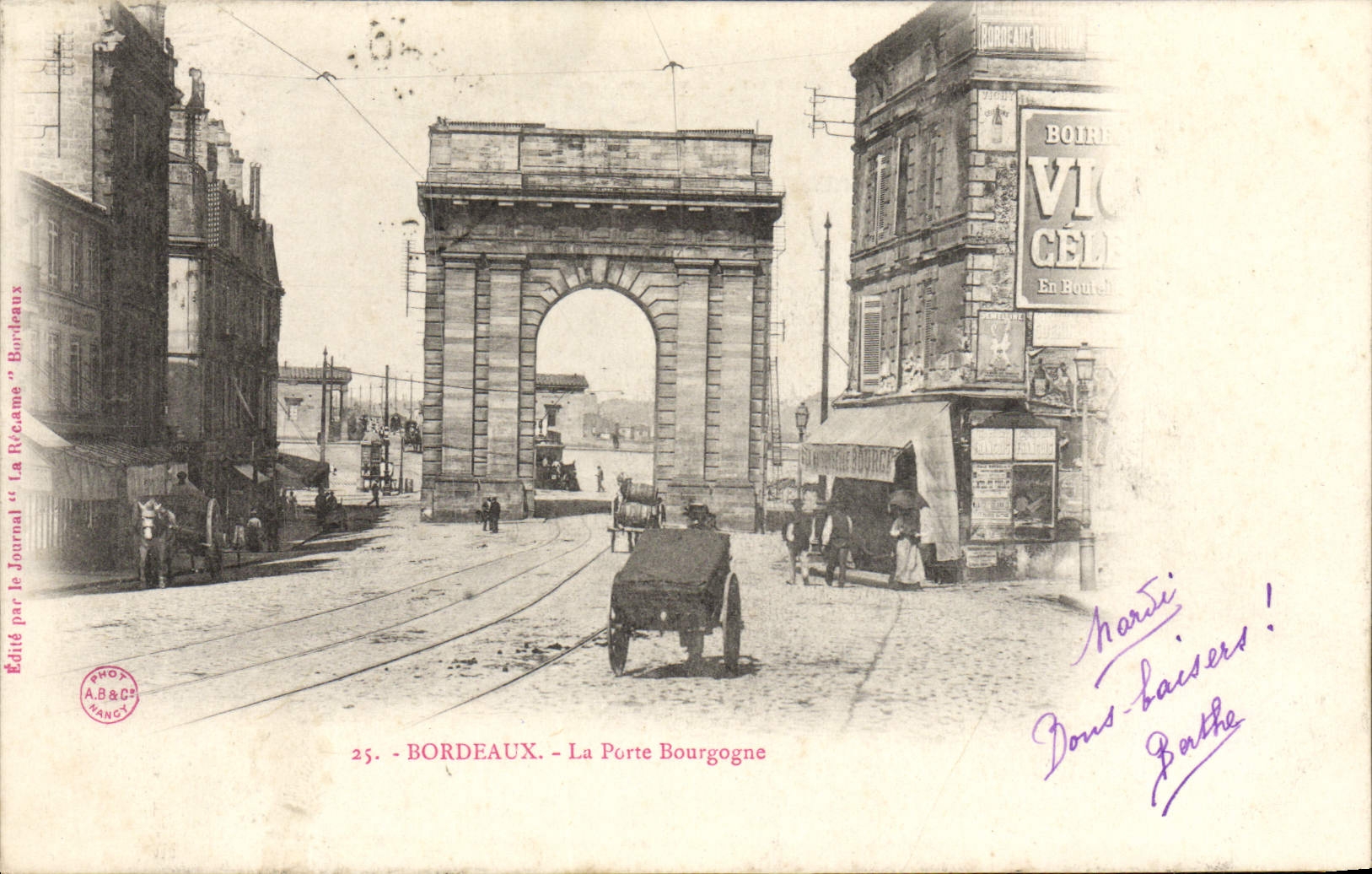CPA Bordeaux La Porte Bourgogne