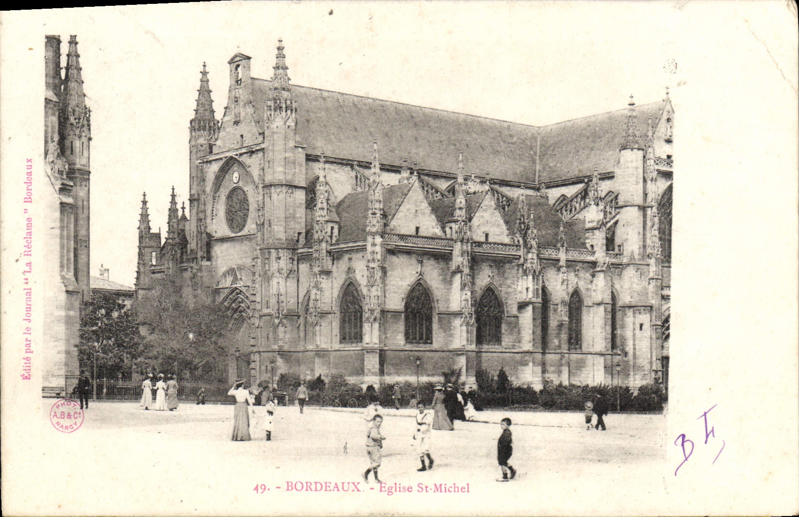 CPA Bordeaux Eglise St Michel