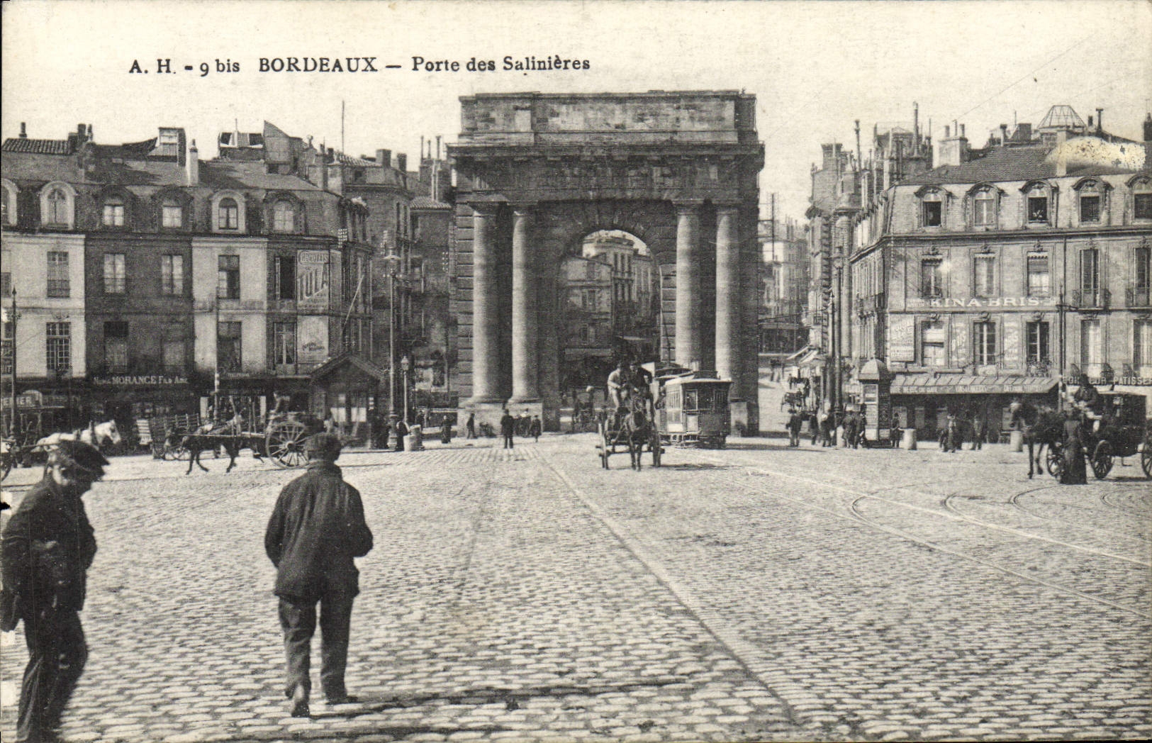 CPA Bordeaux Porte des Salinieres Tramway