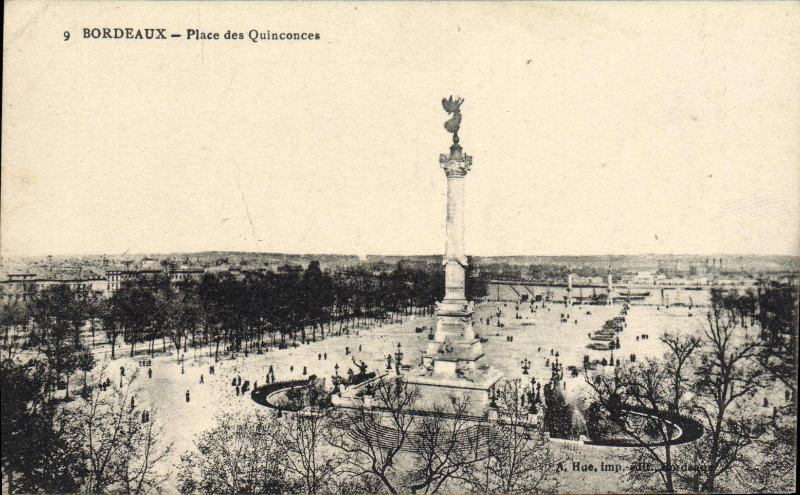 CPA Bordeaux Place des Quincoces