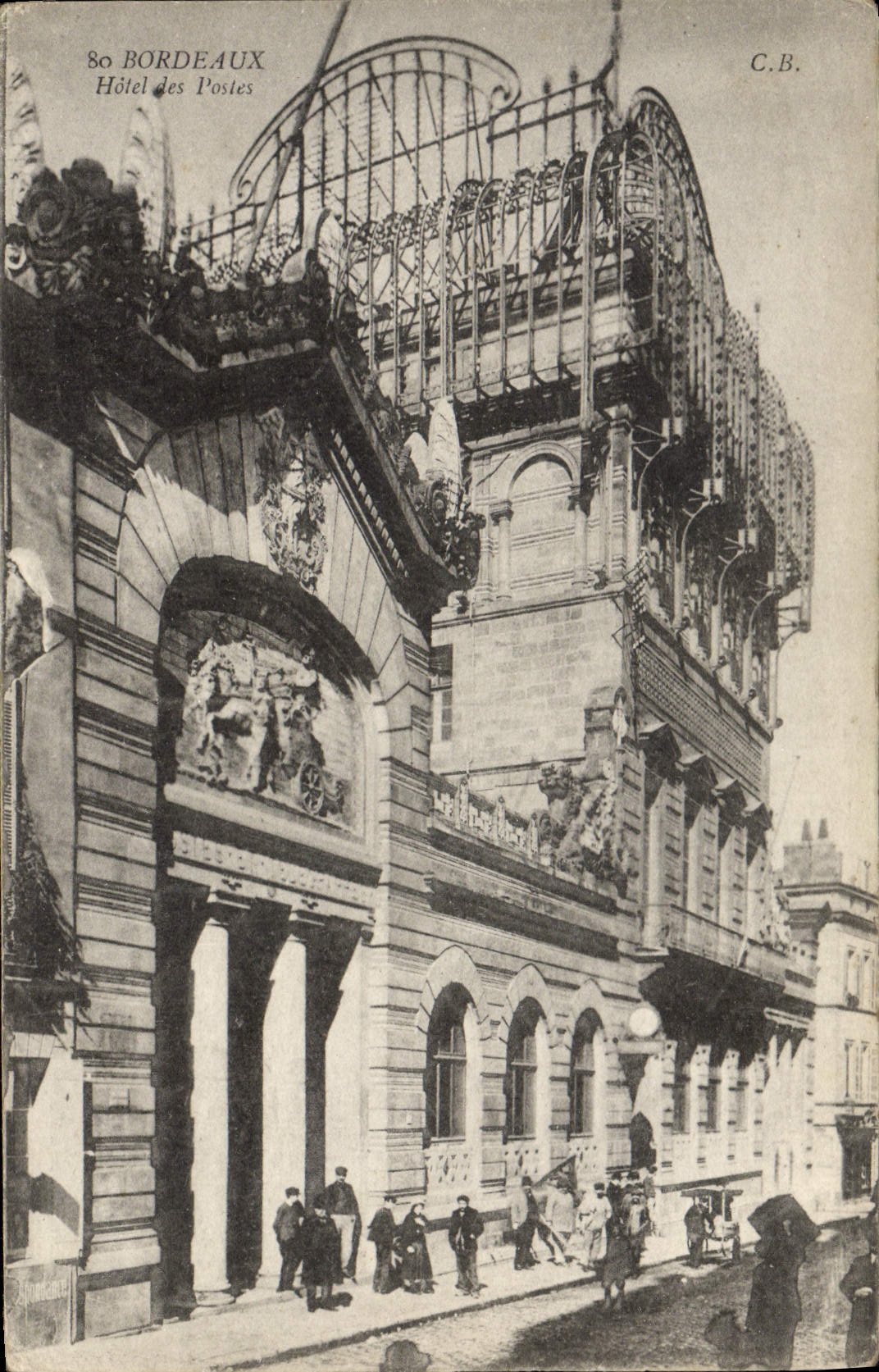 CPA Bordeaux Hotel des Postes
