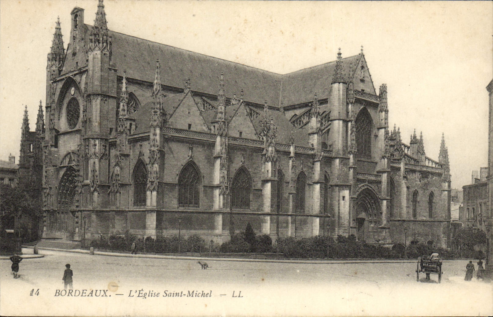 CPA Bordeaux L'Eglise Saint Michel