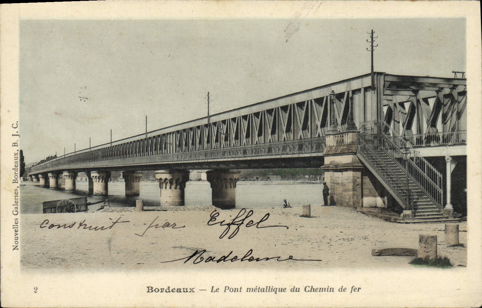 CPA Bordeaux Le Pont Metallique du Chemin de fer