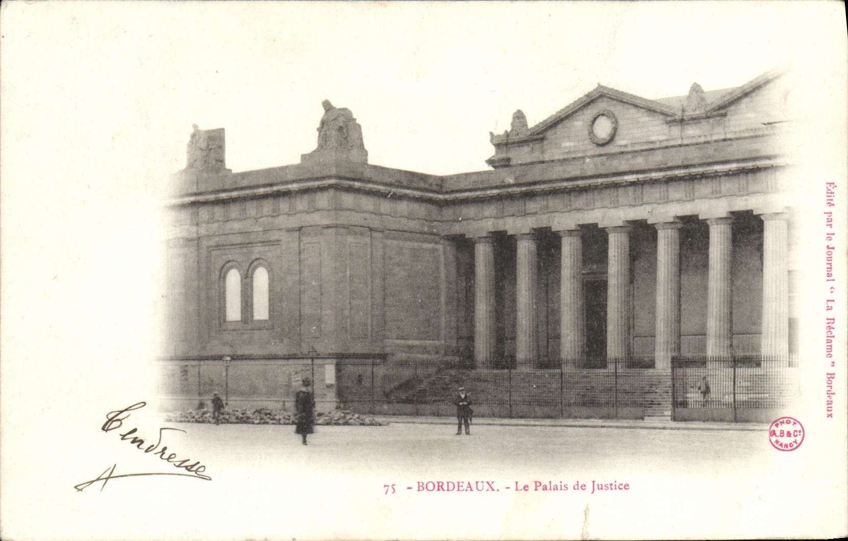 CPA Bordeaux Le Palais de Justice