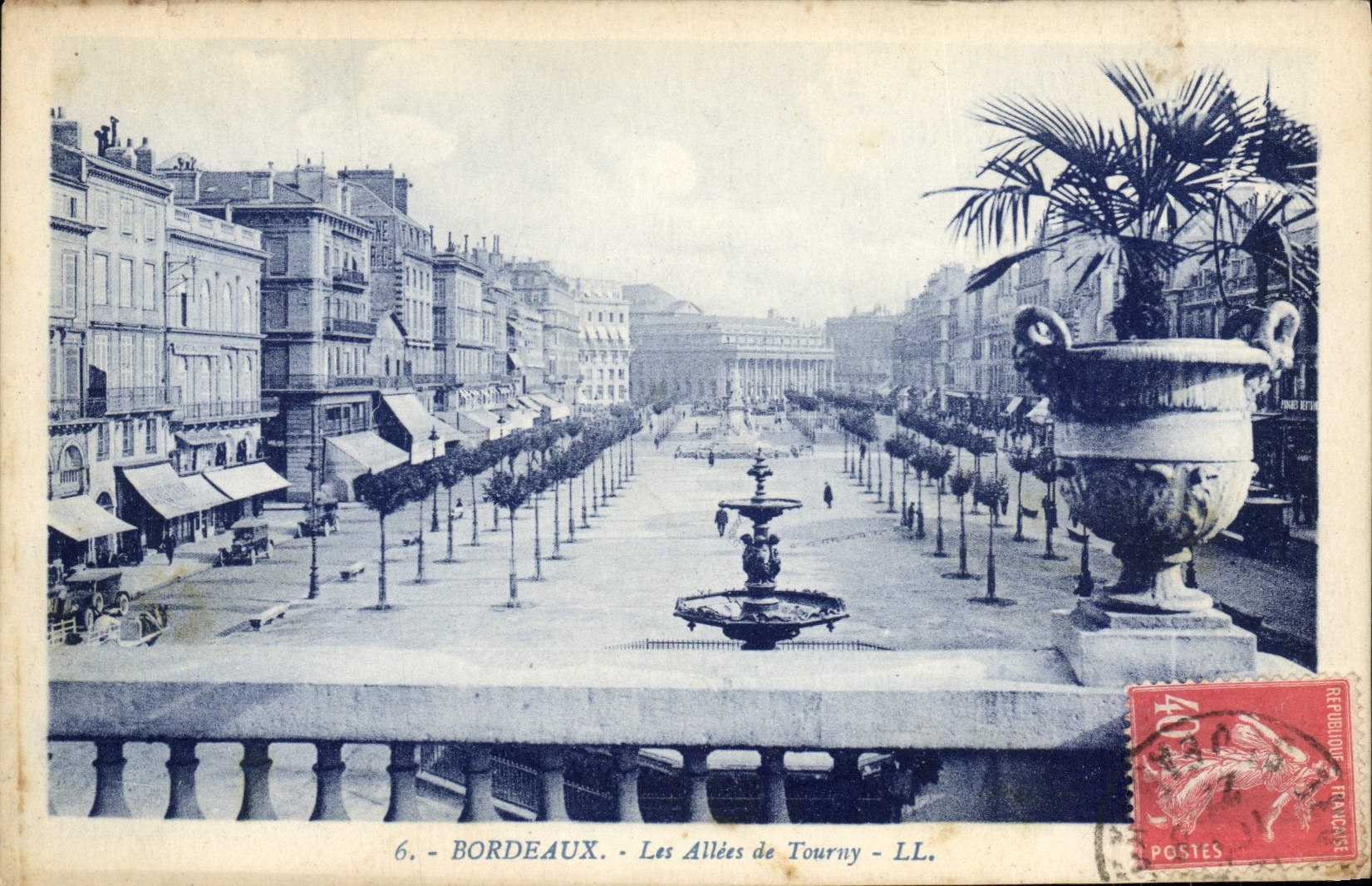 CPA Bordeaux Les Allees de Tourny